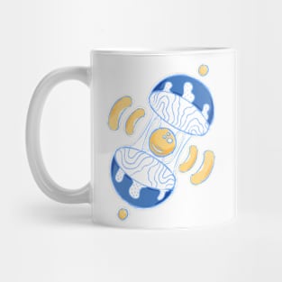 Golden-Blue Core Mug